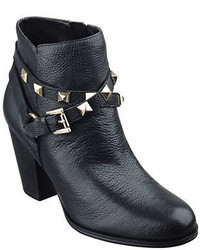 GUESS Fran Studded Leather Ankle Boots