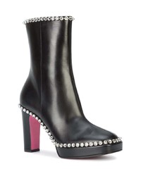 Gucci Gemstone Embellished High Ankle Boots