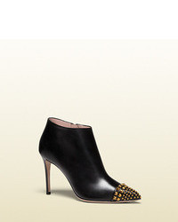 Gucci Studded Leather Ankle Boot
