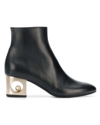 Coliac Heel Embellished Boots