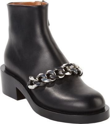 Givenchy Laura Chain Link Ankle Boots 