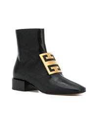 Givenchy Logo Embellished Ankle Boots