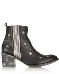 Mexicana Chiqui Star Studded Leather Ankle Boots