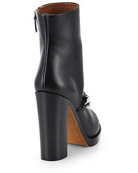 Givenchy Mirta Chained Leather Ankle Boots