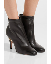 Nicholas Kirkwood Penelope Embellished Leather Ankle Boots Black