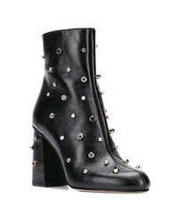 RED Valentino Red Embellished Booties