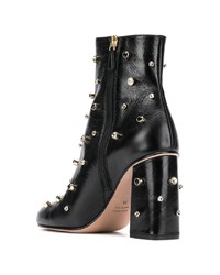 RED Valentino Red Embellished Booties