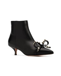 RED Valentino Red Pointed Toe Ankle Boots