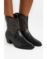 Sophia Webster Shelby Studded Leather Ankle Boots