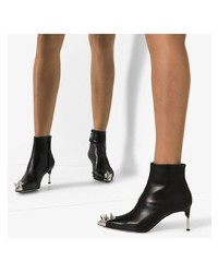 Alexander McQueen Spike Embellished Ankle Boots