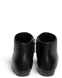 Giuseppe Zanotti Design Stud Toe Cap Leather Ankle Boots