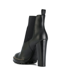 Sergio Rossi Zip Embellished Ankle Boots