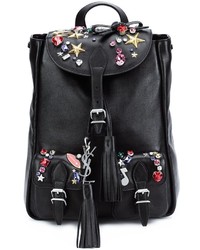 Saint Laurent Small Festival Embellished Backpack