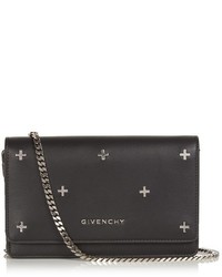 Givenchy Cross Embellished Leather Cross Body Bag