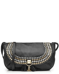 Sonia Rykiel Embellished Leather Shoulder Bag