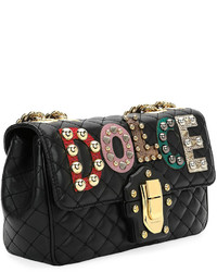 Dolce & Gabbana Lucia Dolce Embellished Shoulder Bag