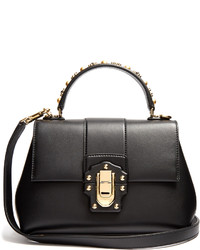 Dolce & Gabbana Lucia Small Stud Embellished Leather Bag