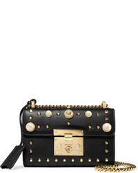 Gucci Padlock Mini Embellished Leather Shoulder Bag