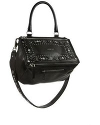 Givenchy Pandora Medium Embellished Leather Shoulder Bag