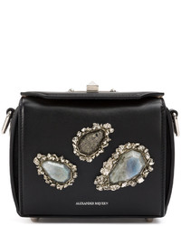 Alexander McQueen Stone Embellished Box Bag