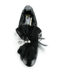 Lanvin Pearl Embellished Ballerina Shoes