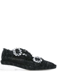 Simone Rocha Embellished Pointed Ballerinas