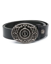 VERSACE JEANS COUTURE Barocco Pattern Leather Belt