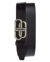 Balenciaga Bb Logo Leather Belt