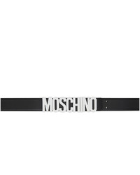 Moschino Black And White Fantasy Print Belt