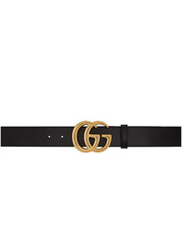 Gucci Black Gg Marmont Belt