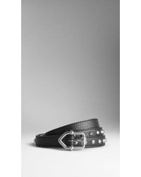 Burberry Studded Leather Belt