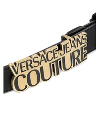 VERSACE JEANS COUTURE Engraved Logo Plaque Belt