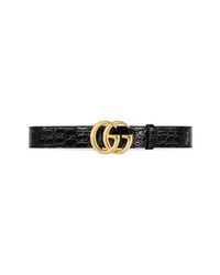 Gucci Gg Marmont Genuine Crocodile Belt