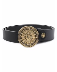 VERSACE JEANS COUTURE Logo Engraved Buckle Belt