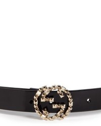 Gucci Studded Buckle Leather Belt