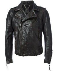 Hollywood Trading Company Htc Leather Biker Jacket, $2,015 | farfetch