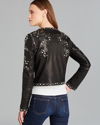 Diane von Furstenberg Jacket Arizone Embellished Leather