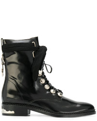 Toga Pulla Embellished Lace Up Boots
