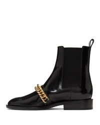 Givenchy Black Chain Ankle Boots