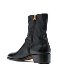 Tom Ford Buckle Embellished Ankle Boots