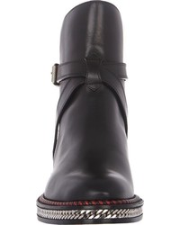 Christian Louboutin Chelsea Chain Ankle Boots Black