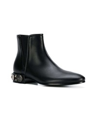Dolce & Gabbana Embellished Heel Chelsea Boots