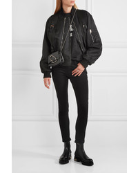 Alexander McQueen Embellished Leather Chelsea Boots Black