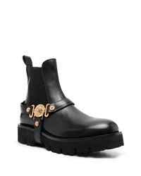 Versace Medusa Plaque Ankle Boots