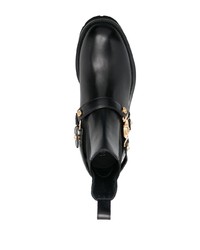 Versace Medusa Plaque Ankle Boots