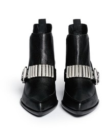 Nobrand Misty Bullet Chain Leather Chelsea Boots