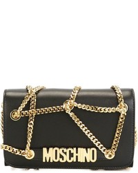 Moschino Chain Embellished Clutch