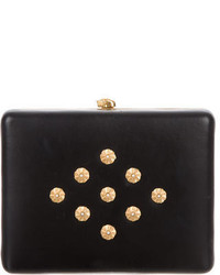 Alexander McQueen Embellished Leather Clutch