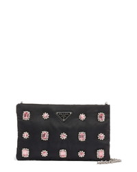 Prada Jewel Embellished Shoulder Bag