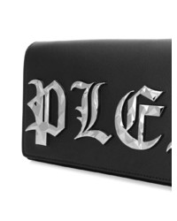 Philipp Plein Logo Plaque Clutch Bag